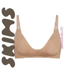 SKIMS Wireless Form T-Shirt Demi Bra Clay 38C NWT O-336